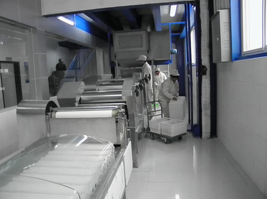 Porcellana Tagliatella fresca di alta efficienza che rende a progettazione originale a macchina struttura compatta fornitore