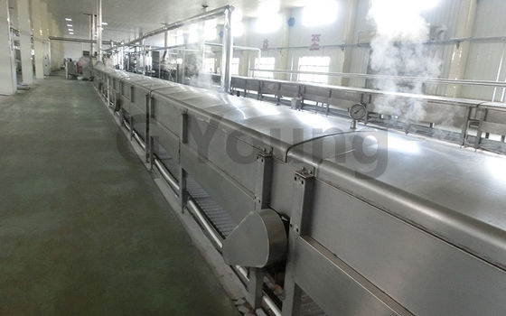 Porcellana Alta tagliatella istantanea fritta automatica che rende ad attrezzatura grande capacità di produzione fornitore